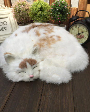 Fur Handicraft Simulation Cat Static Model Gift Ornament