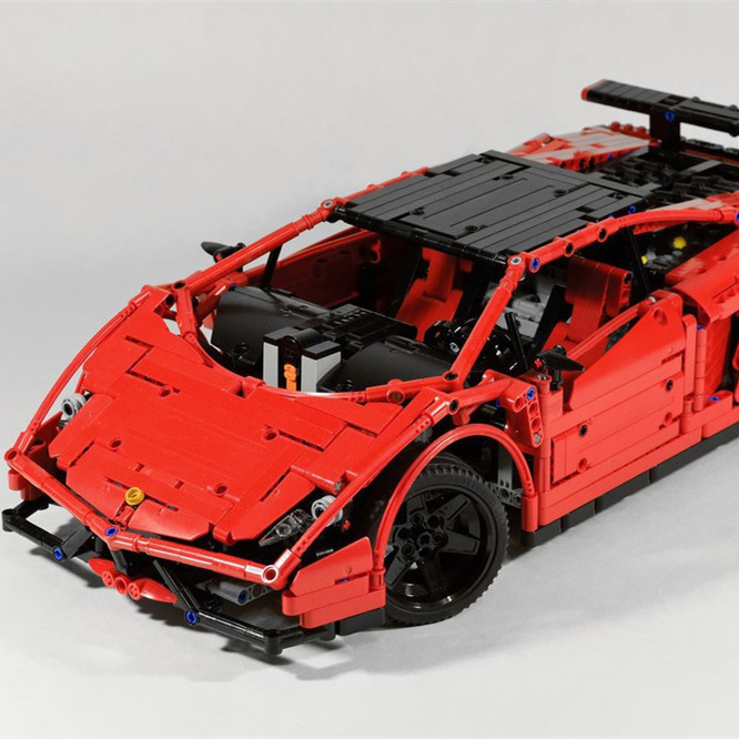 Sports Car Assembling Building Blocks Toys