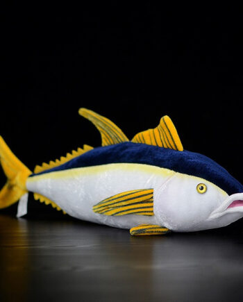 Yellowfin tuna plush toy