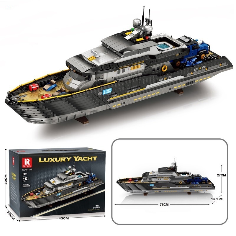 Small Particle Building Blocks 66103 Sea Luxury Yacht