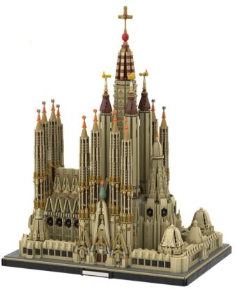 Street View Building Series Barcelona Sagrada Familia Building Block Set Model