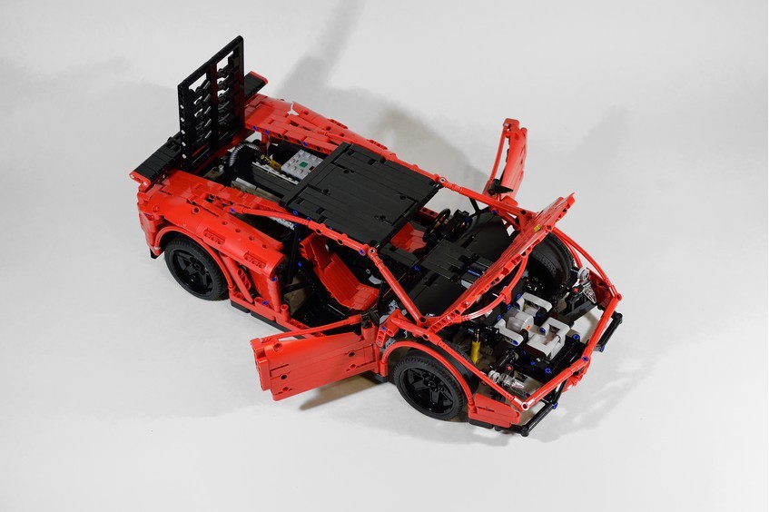 Sports Car Assembling Building Blocks Toys